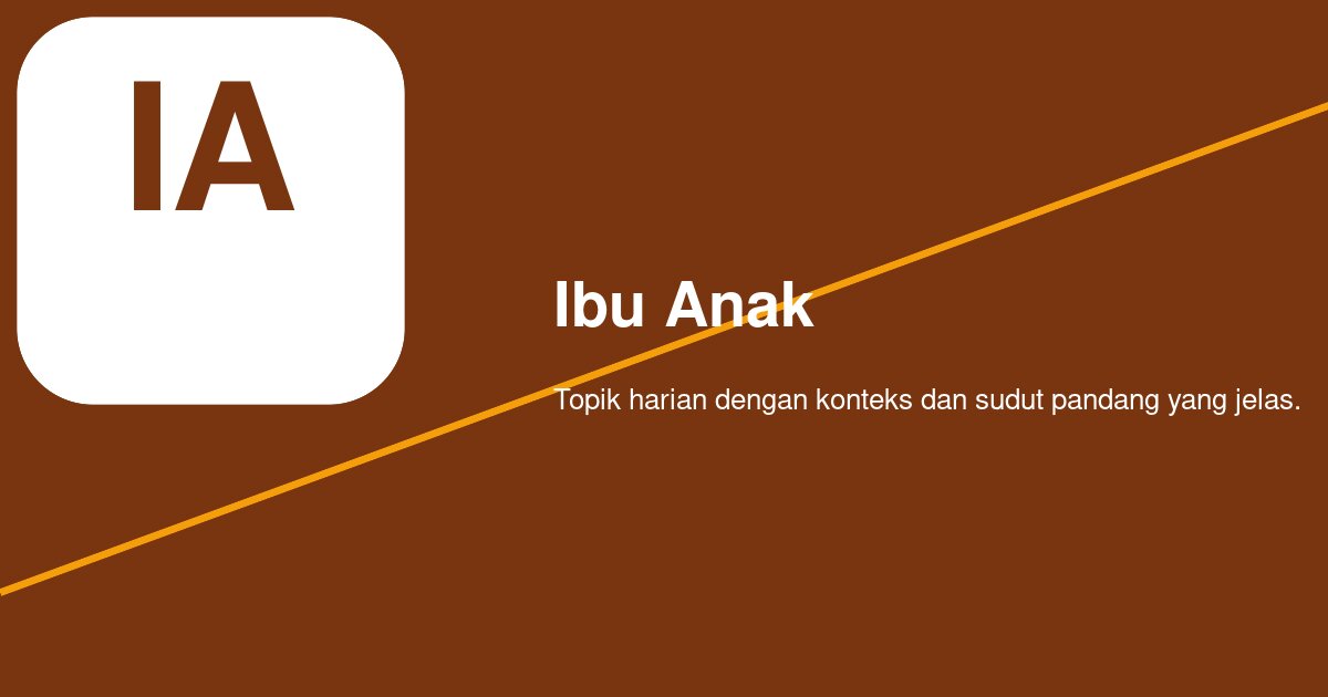 Ilustrasi ibu dan anak sedang menghitung pengeluaran
